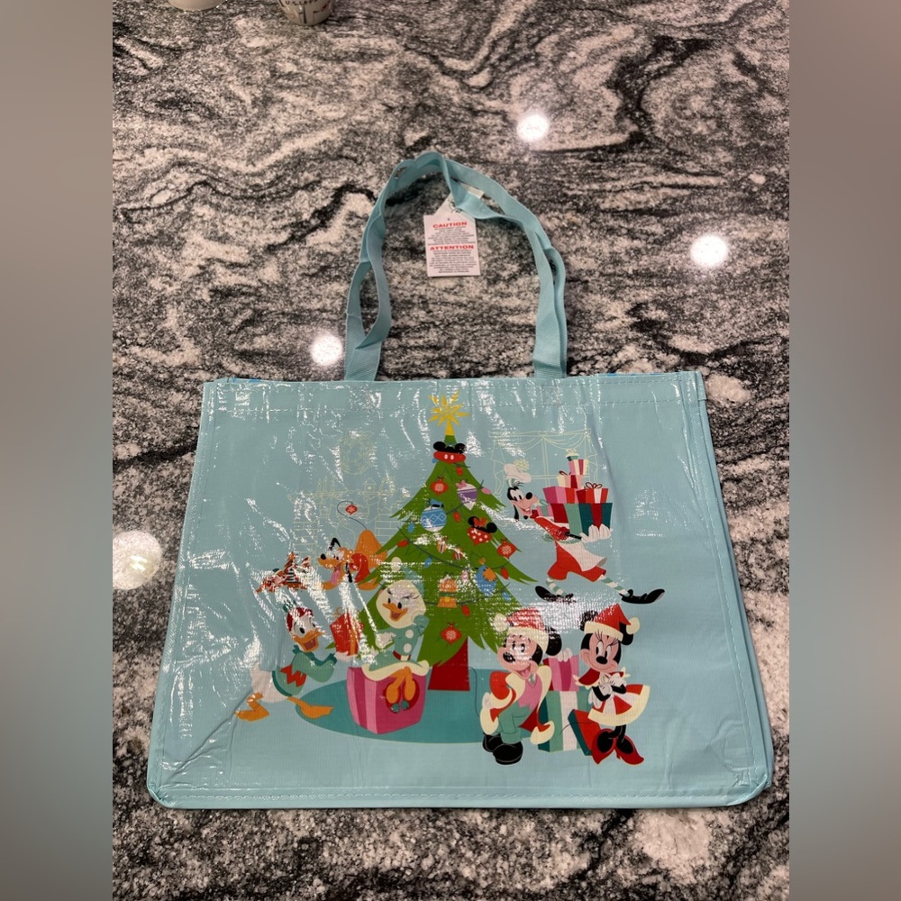 Disney Christmas Holiday Re Usable Tote WDW